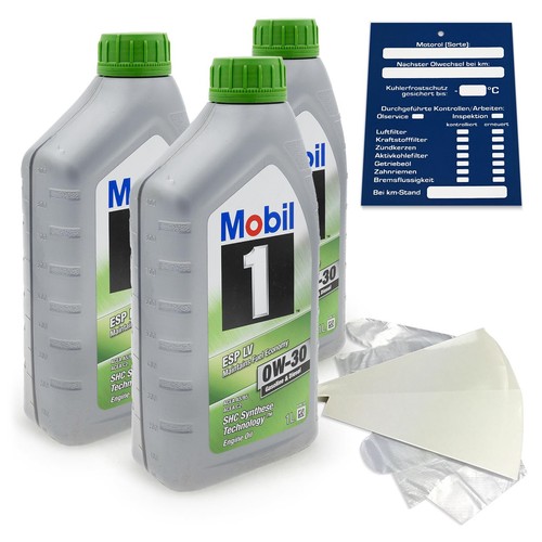 Litri olio motore mobil 1 - 3,