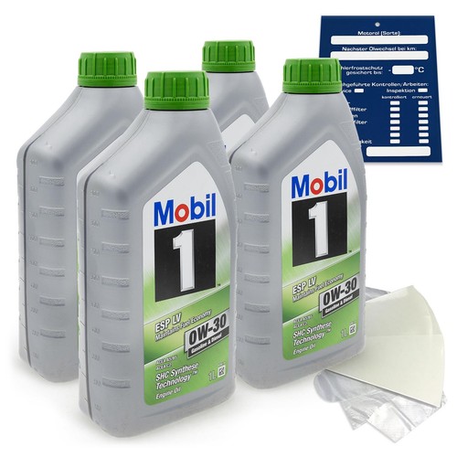 Litri olio motore mobil 1 - 4,